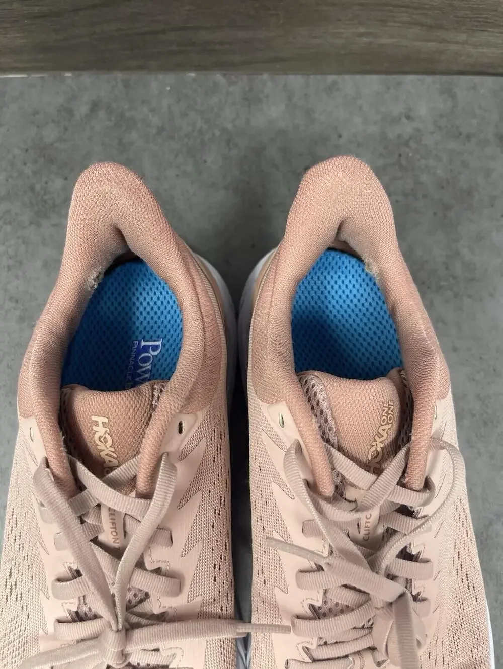 HOKA Clifton 7 Sneakers Womens Size 10 Misty Rose Pink Running Athletic Trainer - Picture 9 of 11
